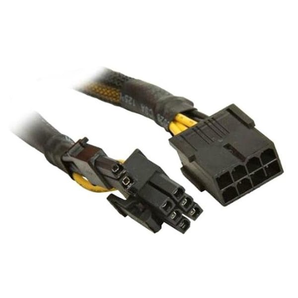 Serverusa PCI Express 8-Pin Extension Cable; 14 in. Long SE708593 - main
